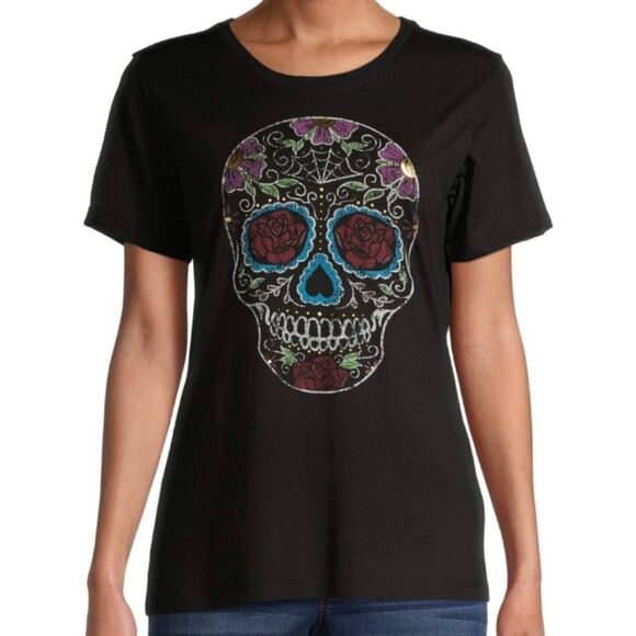 Sugar Skull Tee NWT - Picture 1 of 5